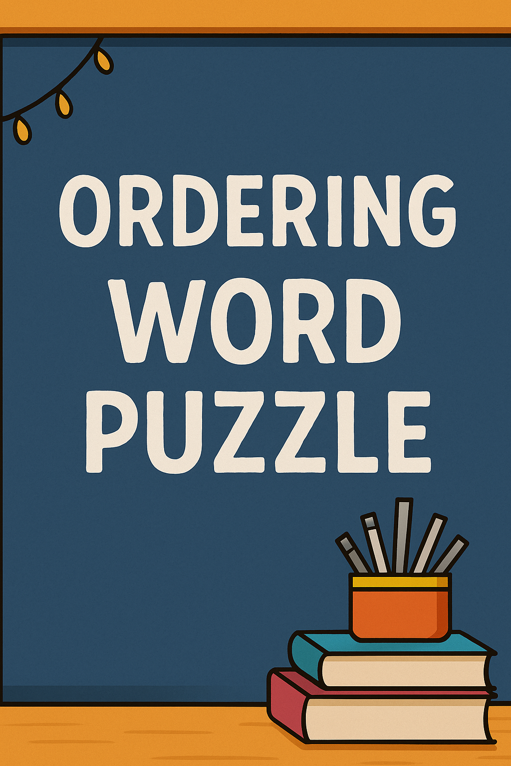 OrderingWordPuzzle Game